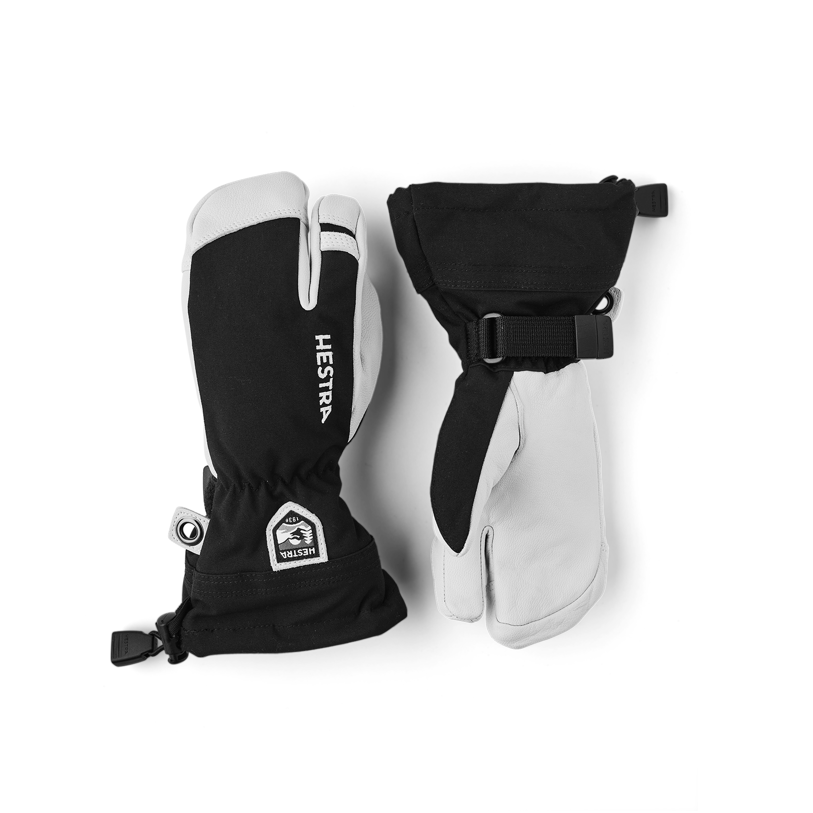hestra handschuhe kinder Hestra Heli Ski Jr 3 Finger Black / 4
