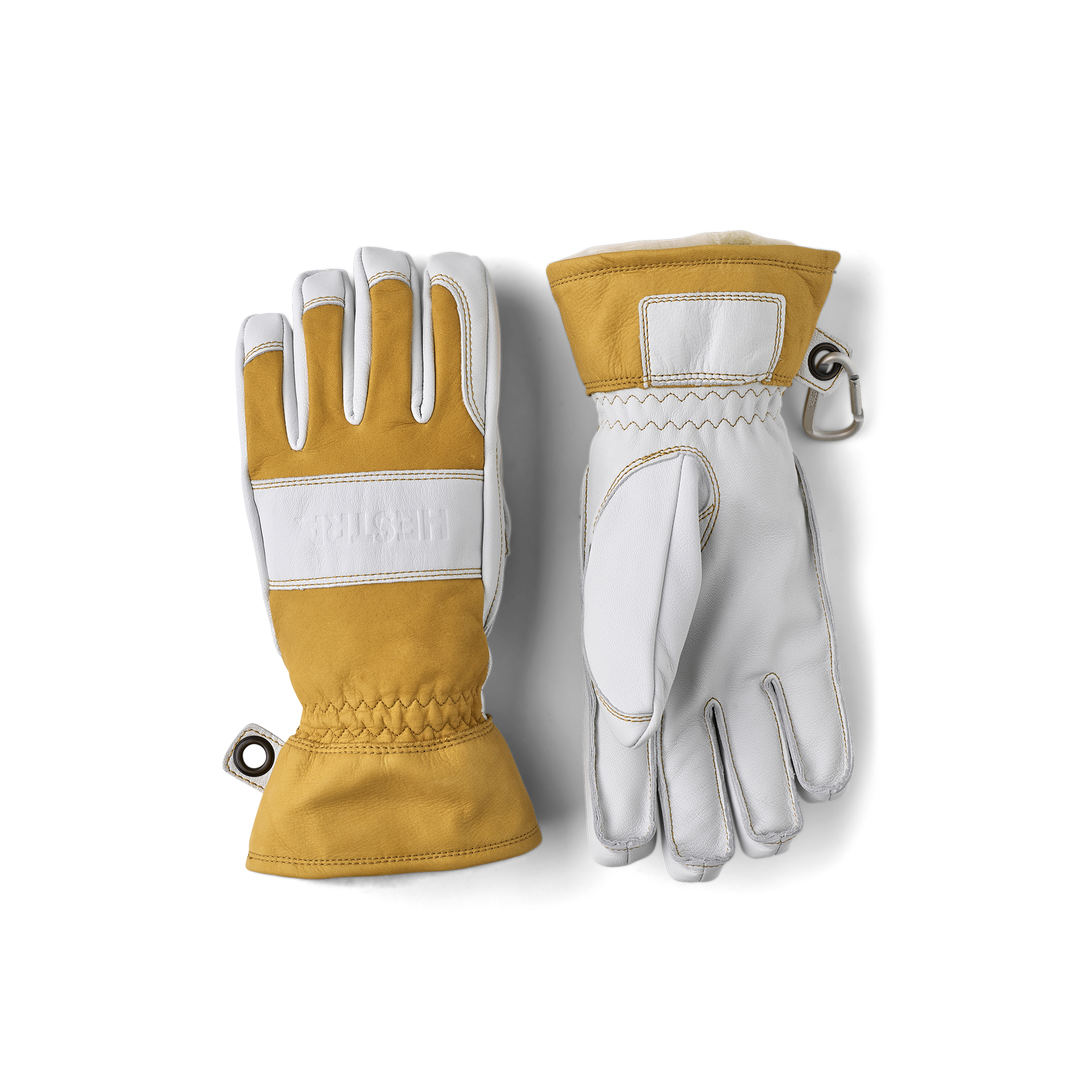 Hestra イエロー/ホワイト ミトン グローブ Fält Guide Glove - 5 finger – Hestra Gloves