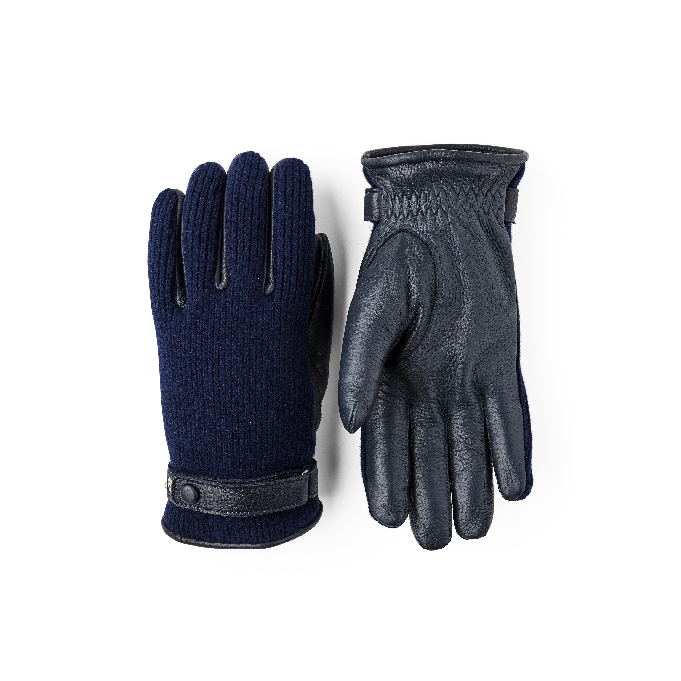 mens blue leather dress gloves Handmade Navy Blue Leather Gloves: Soft, Warm, Stylish Winter Gloves