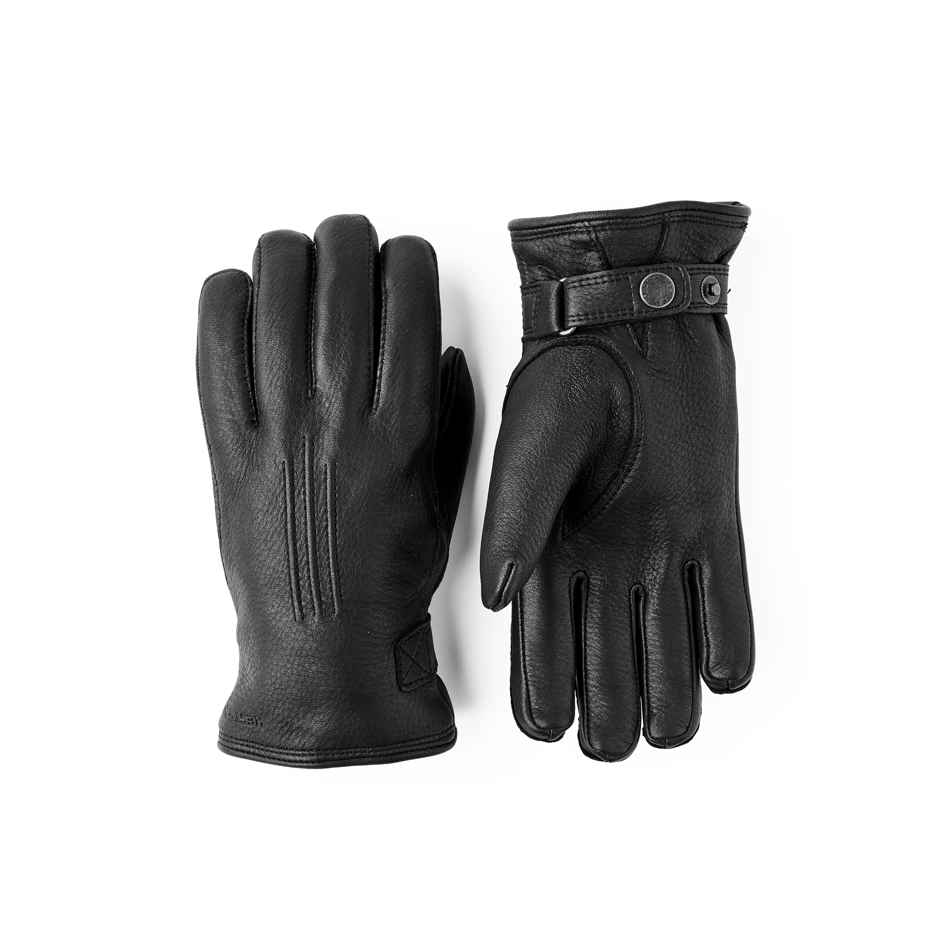 deerskin handschuhe Hestra - Deerskin Lambskin - Black