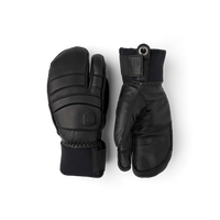 hestra leather fall line 3 finger handschuhe Hestra - Fall Line 3-Finger - Black/Black