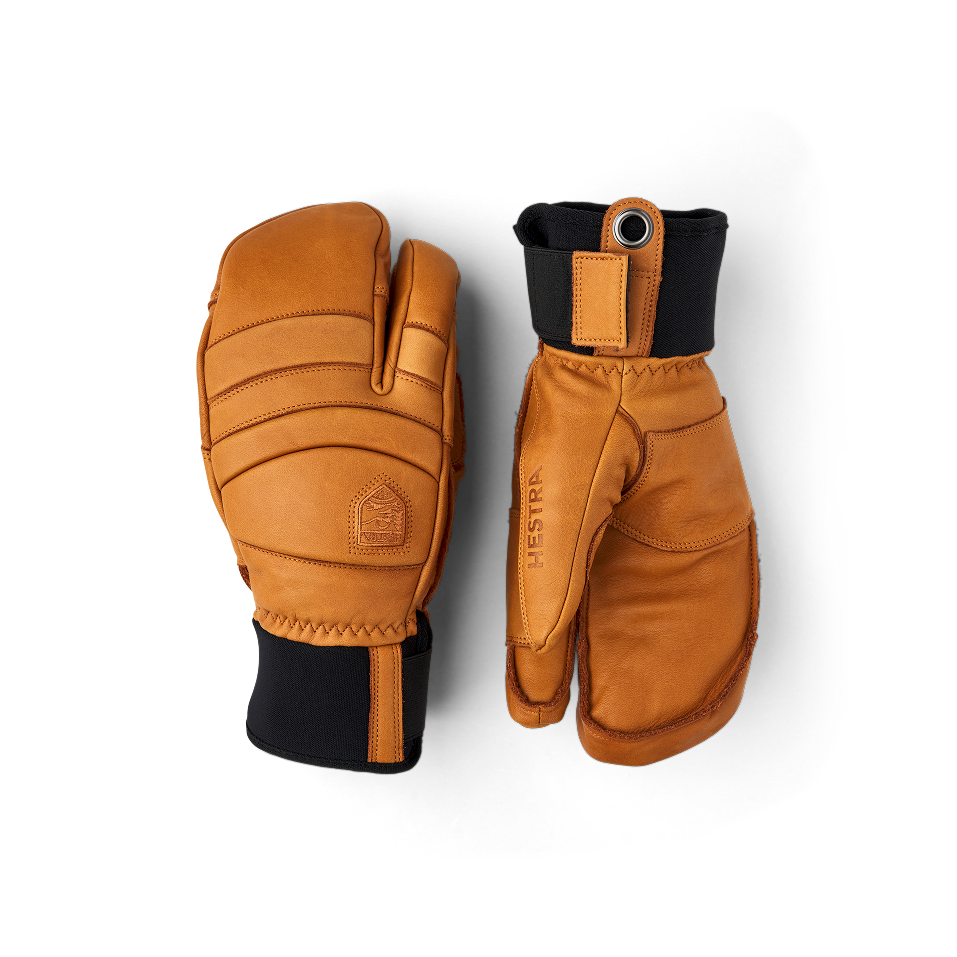 Hestra レザー 3フィンガーグローブ 黒/オレンジ　サイズ8 Fall Line - 3 finger – Hestra Gloves