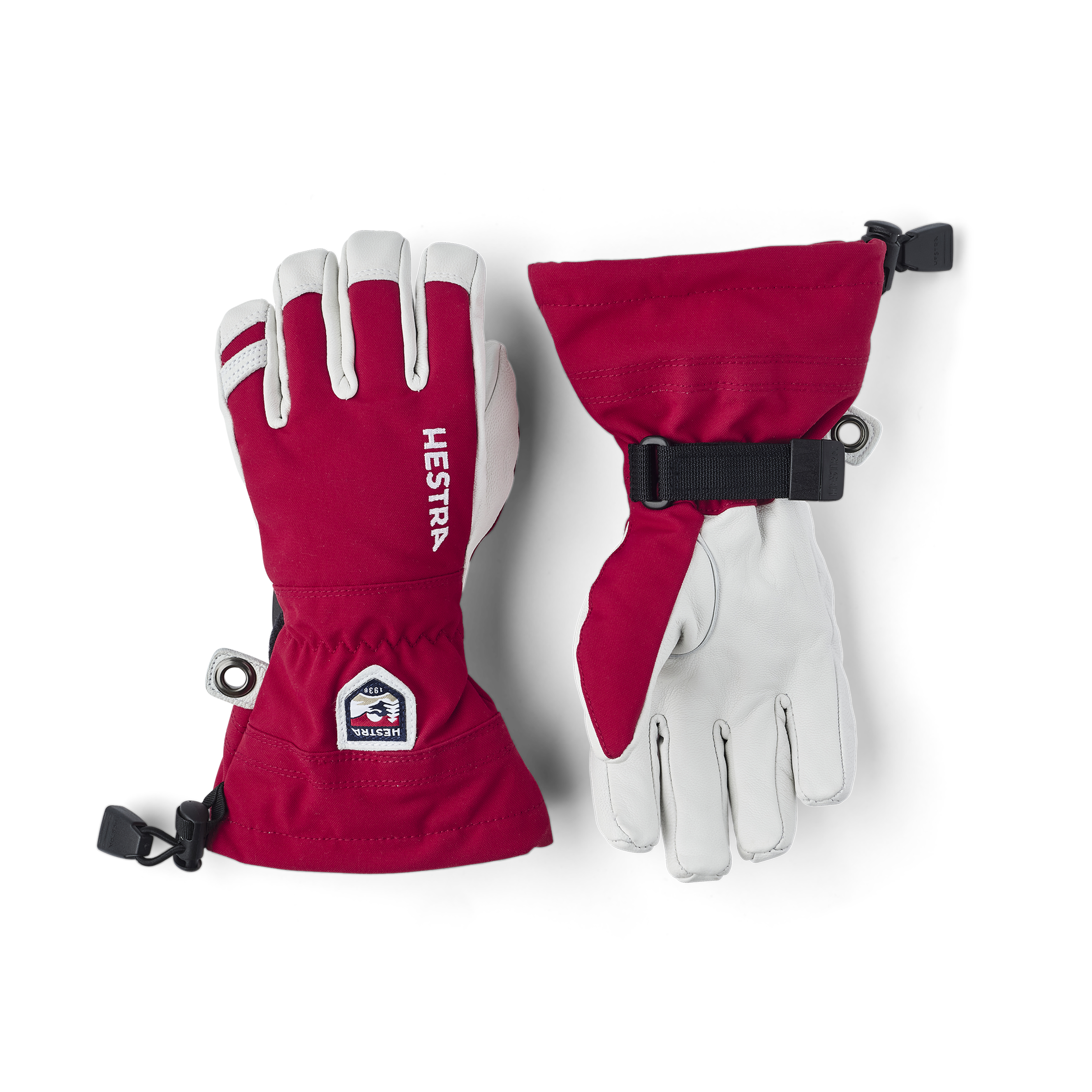 Army Leather Heli Ski Jr. - 5 finger – Hestra Gloves Army Leather Heli Ski Jr. - 5 finger – Hestra Gloves