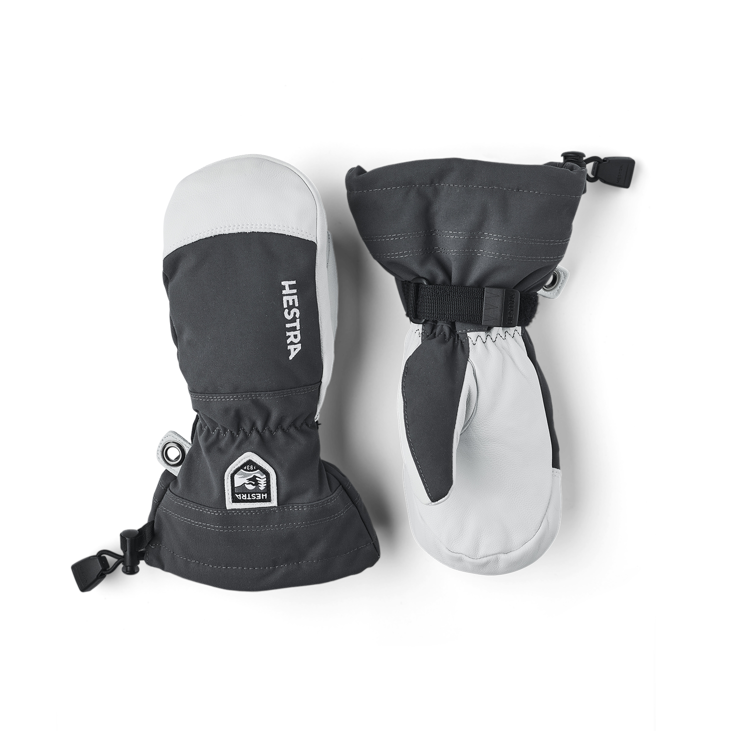 Army Leather Heli Ski Jr. - mitt – Hestra Gloves Army Leather Heli Ski Jr. - mitt – Hestra Gloves
