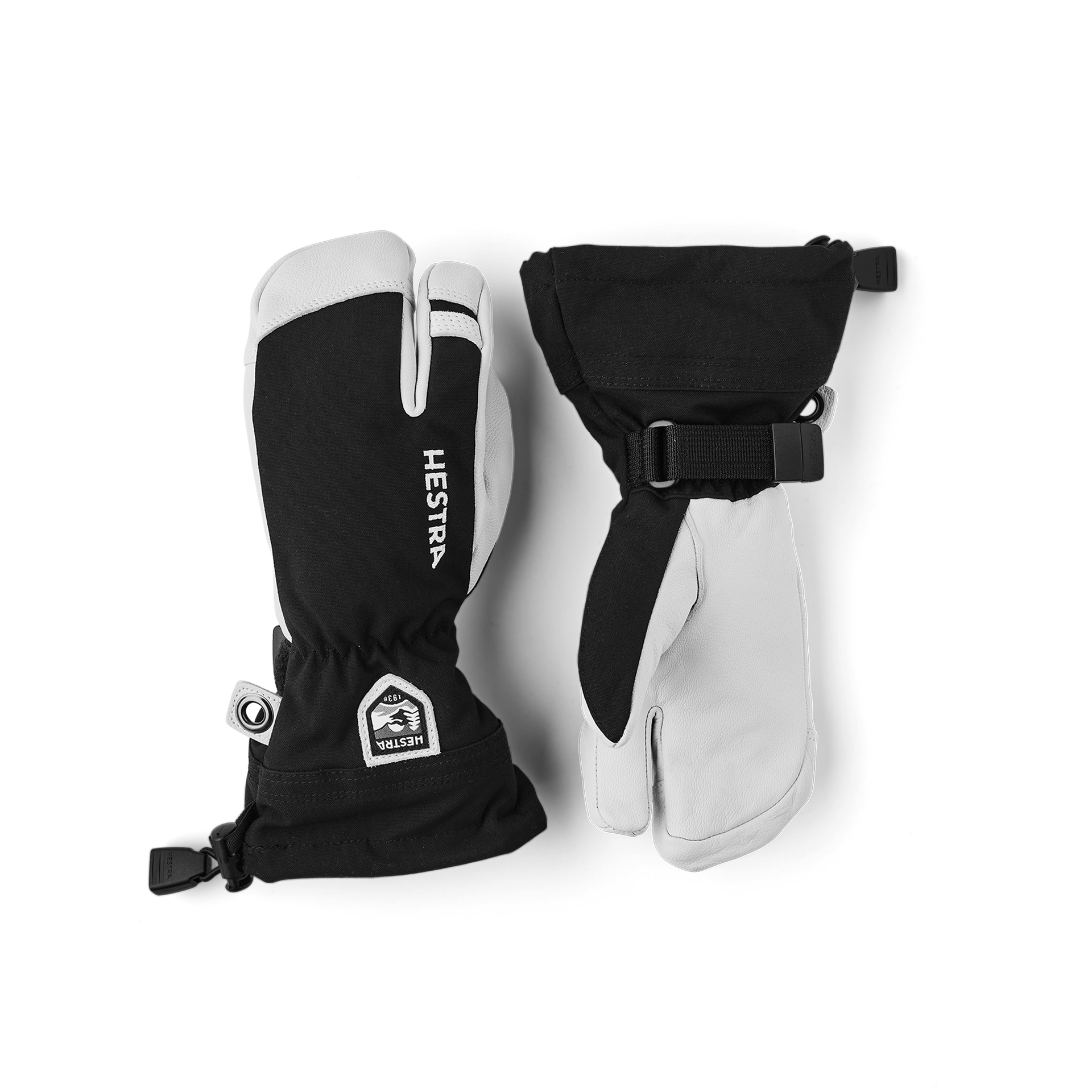 Army Leather Heli Ski Jr. - 3-finger – Hestra Gloves