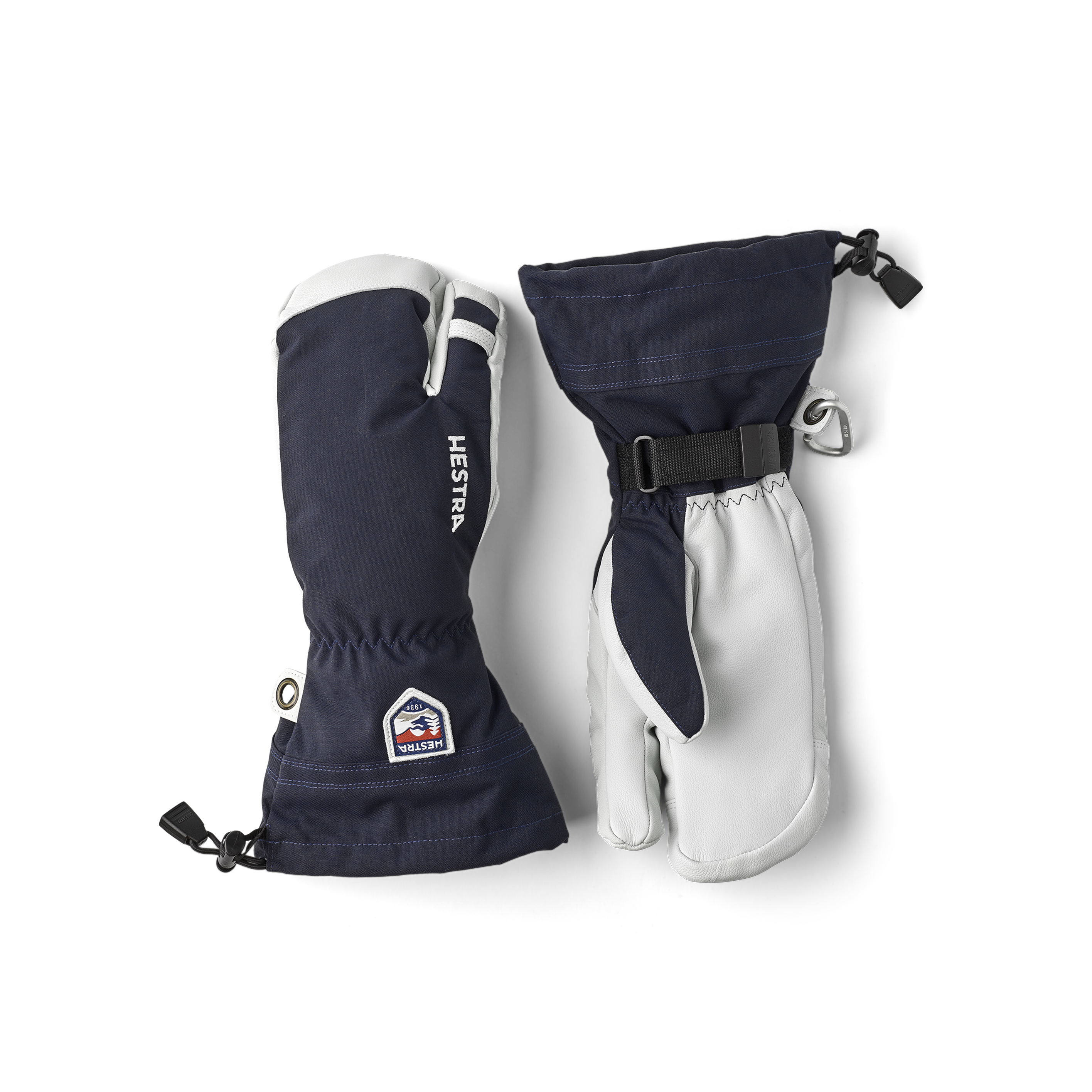 Army Leather Heli Ski - 3 finger – Hestra Gloves Army Leather Heli Ski - 3 finger – Hestra Gloves
