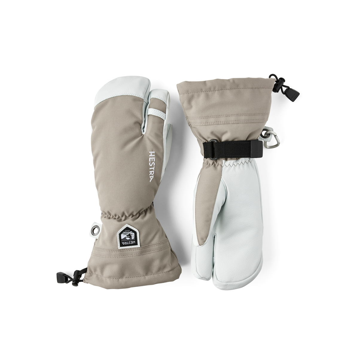 Army Leather Heli Ski - 3 finger