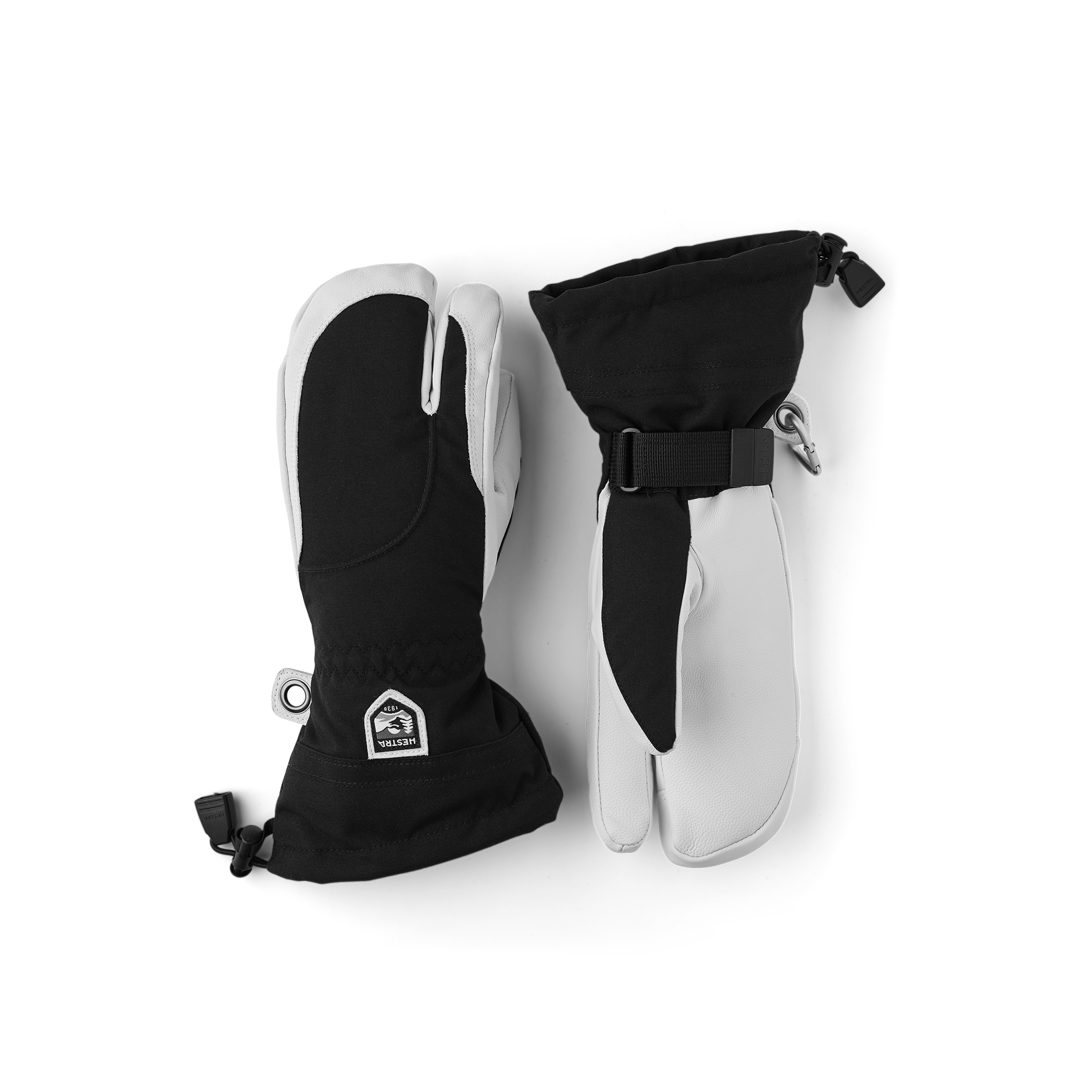 Heli Ski Female - 3 finger-Grey/Offwhite – Hestra Gloves Heli Ski Female - 3 finger-Grey/Offwhite – Hestra Gloves