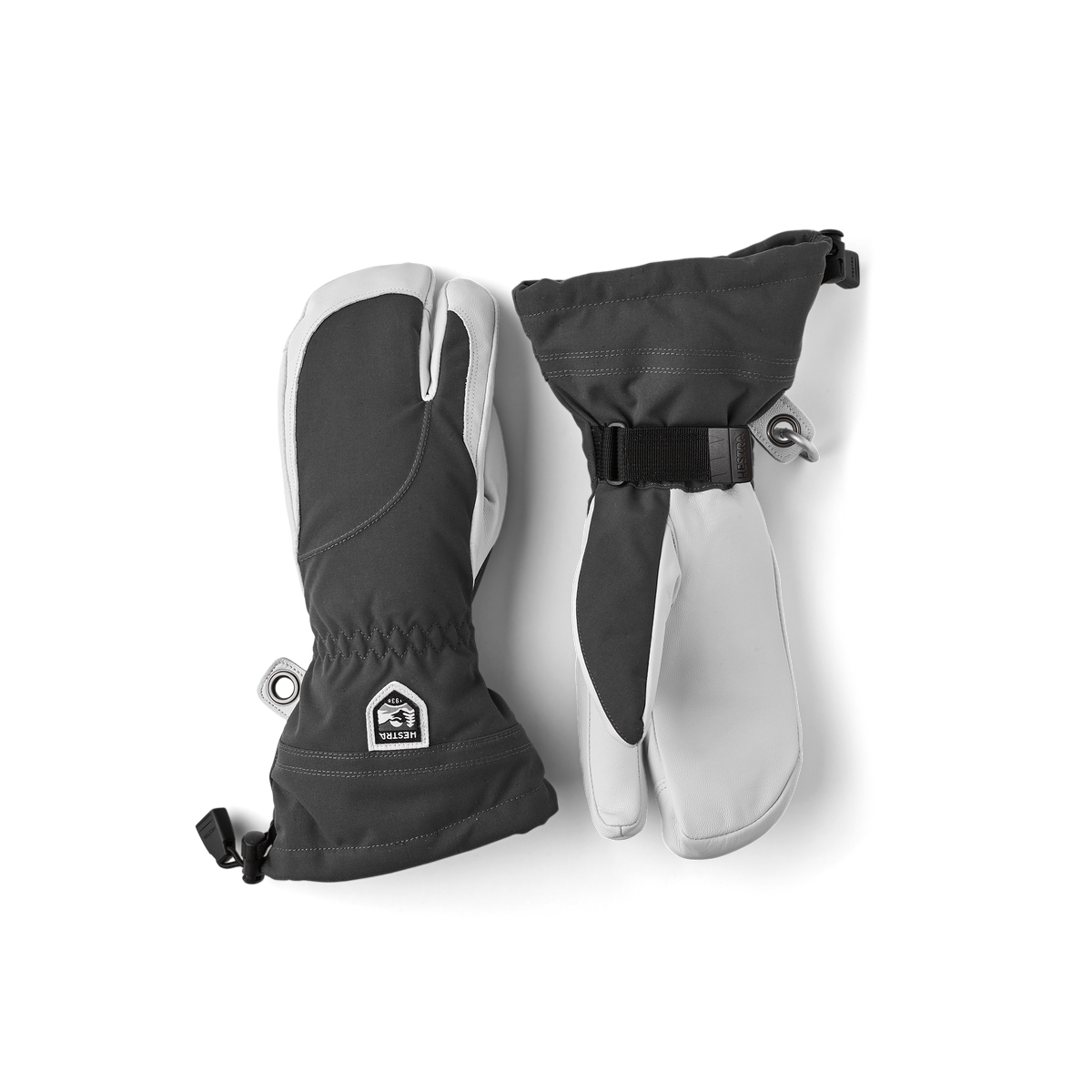Heli Ski Female - 3 finger-Grey/Offwhite – Hestra Gloves Heli Ski Female - 3 finger-Grey/Offwhite – Hestra Gloves